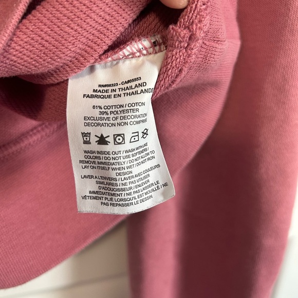 Nike Dusty Rose Cropped Crewneck Sweater - Picture 3 of 5